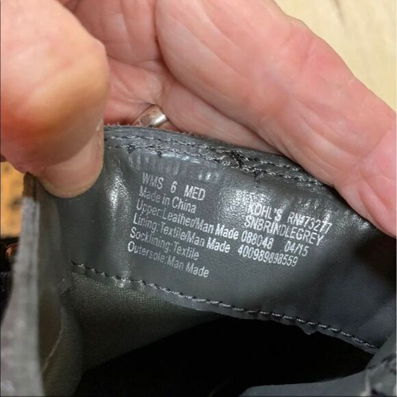 Sonoma Lifestyle Sz 6 M Gray & black Booties - Picture 6 of 6